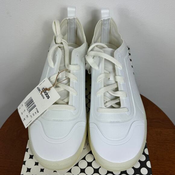 New Adidas by Stella McCartney ASMC Treino Sneakers in White Women's Size 8.5 - Picture 2 of 9